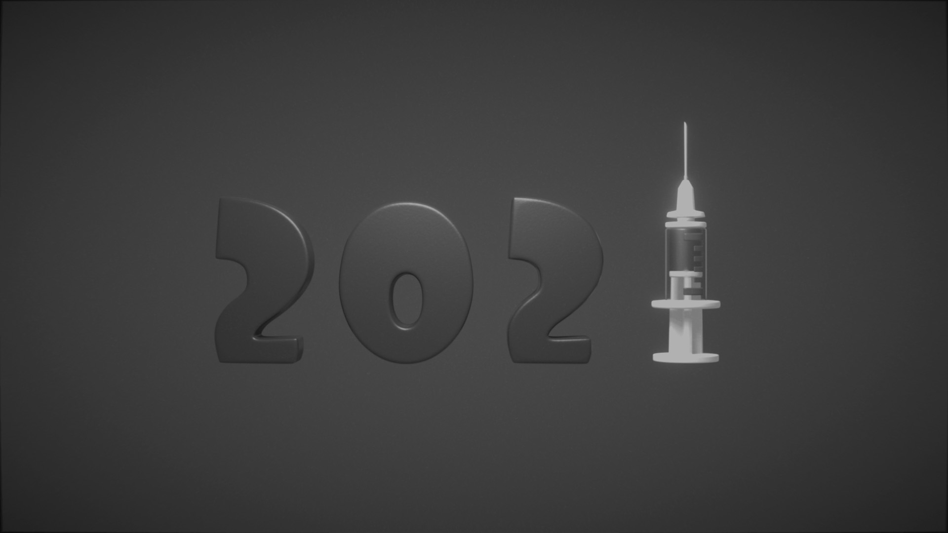 2021 covid animation black and white