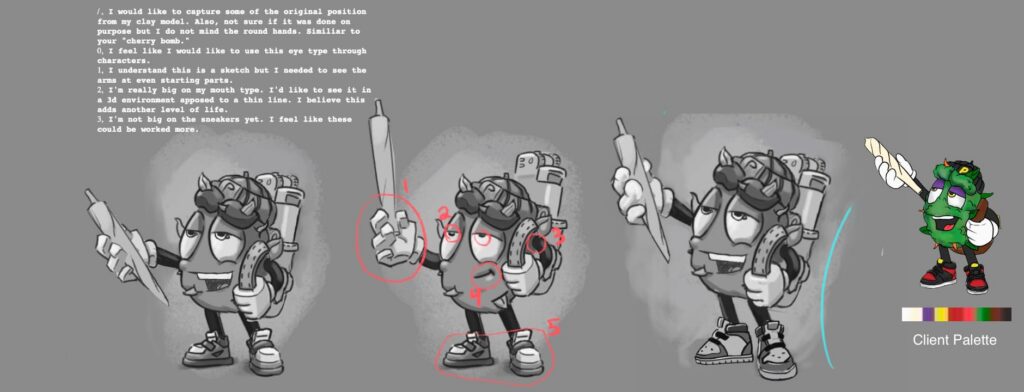 Peewees Friends Adam Green Figurine Joint Holder Concept