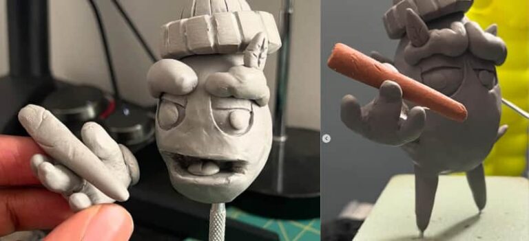 Peewees Friends Adam Green Figurine Joint Holder Early Sculpts