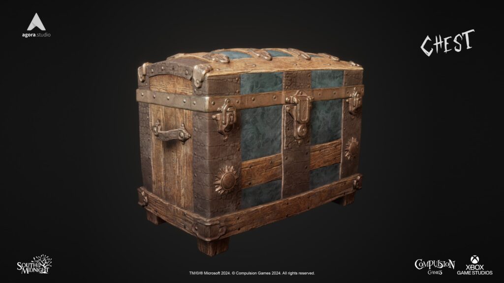 South of Midnight Props Stylized Chest Unreal Engine 4