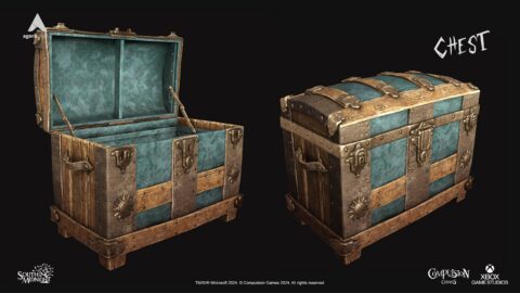 South of Midnight Props Stylized Chest Unreal Engine 4