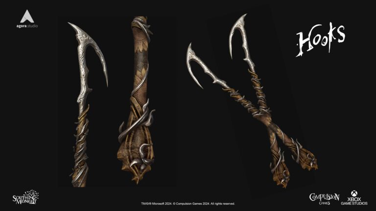South of Midnight Props Stylized Hooks Unreal Engine 4