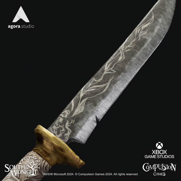 South of Midnight Props Stylized Knife Unreal Engine 4