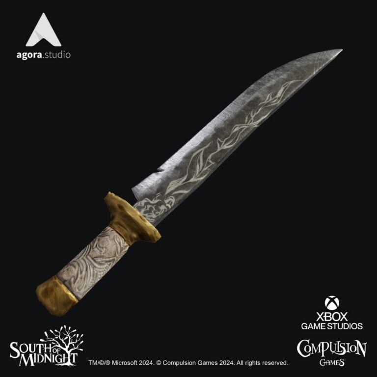 South of Midnight Props Stylized Knife Unreal Engine 4