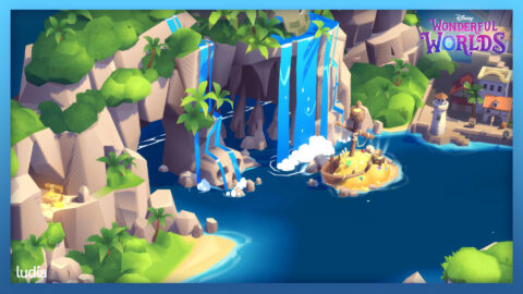 Disney Wonderful Worlds Environment 3D Art Adventureland