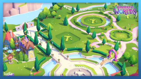 Disney Wonderful Worlds Environment 3D Art Fantasyland